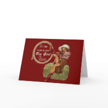 Cowgirl zette je grote laarzen aan