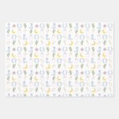 Cowgirl Zuidwesterse Huwelijks Bruiloft Inpakpapier Vel (Voorkant 2)