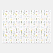 Cowgirl Zuidwesterse Huwelijks Bruiloft Inpakpapier Vel (Voorkant)