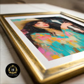 Cowgirl & Zwarte Hengst Decoupage Tissuepapier