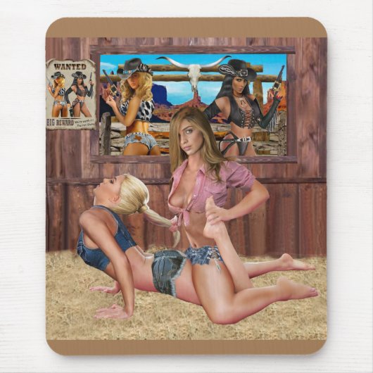 COWGIRLS CATFIGHT WRESTLAND #1 MUISMAT (Voorkant)