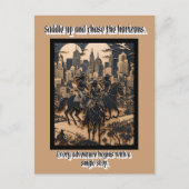 Cowgirls Chasing Horizons Briefkaart (Voorkant)