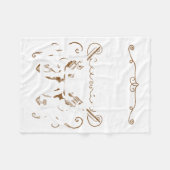 Cowgirls Don't Cry They Reload  Fleece Deken (Voorkant (Horizontaal))