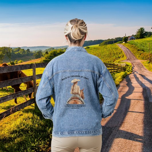 Cowgirl's Inspirerend Jean Jacket