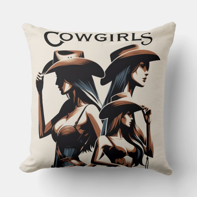 Cowgirls Kussen (Voorkant)