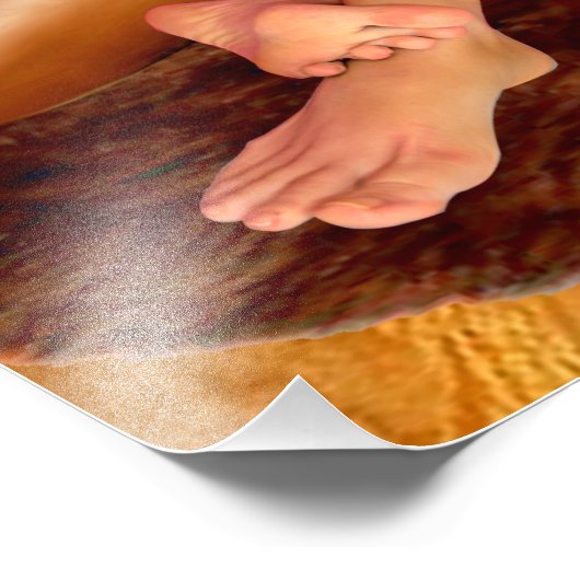 COWGIRLS LOG CABIN PLAY WRESTLING FOTO AFDRUK (Hoek)