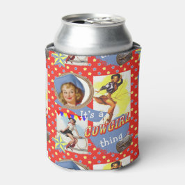  Cowgirls met Lassos Cowgirl Thing Blikjeskoeler