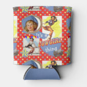  Cowgirls met Lassos Cowgirl Thing Blikjeskoeler (Voorkant)