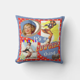 cowgirls met lassos Western decor Kussen