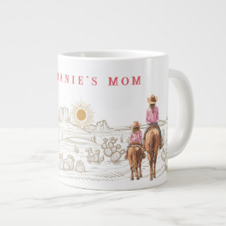 CowGirls Mom and daughter Gift 20oz Grote Koffiekop