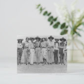 Cowgirls op Cheyenne Frontier Days, 1929. Briefkaart (Staand voorkant)