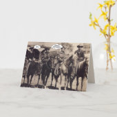 Cowgirls Verjaardag Kaart (Gele Bloem)