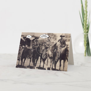 Cowgirls Verjaardag Kaart