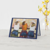 COWGIRLS WILL GERN LOLLEN .. KAART (Gele Bloem)