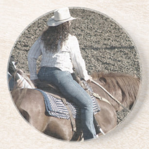 Cowgirls Zandsteen Onderzetter