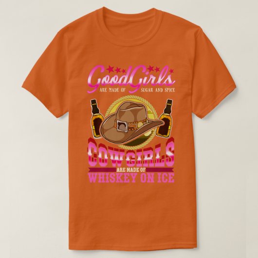 Cowgirls zijn gemaakt van ijs t-shirt (Design voorkant)
