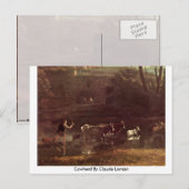 Cowherd door Claude Lorrain Briefkaart (Voorkant / Achterkant)
