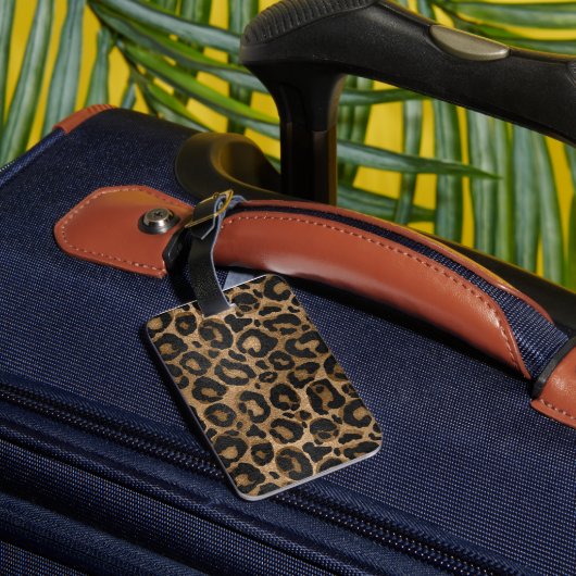 Cowhide Luggage Tag Bagagelabel (Achterkant Insitu 3)