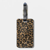 Cowhide Luggage Tag Bagagelabel (Achterkant verticaal)