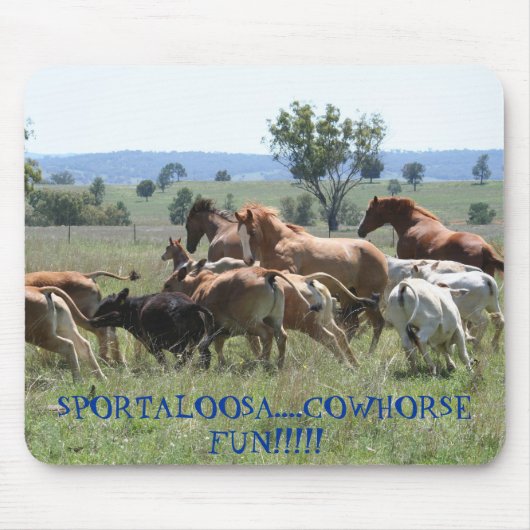 Cowhorse Fun Muismat (Voorkant)