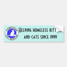 Cowichan Cat Rescue logo Bumpersticker