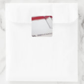 Cowl Inductie door Chevrolet Vierkante Sticker (Tas)