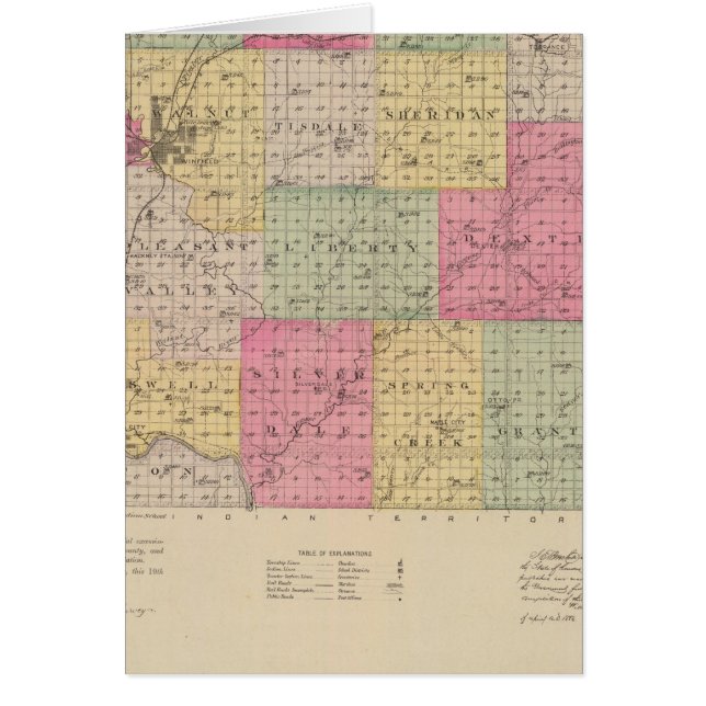 Cowley County, Kansas (Voorkant)