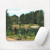 Cowlitz River, Castle Rock, Washington Muismat (Met muis)