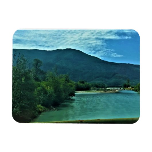 Cowlitz River, Randle, Washington Magneet (Horizontaal)