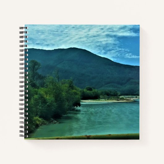 Cowlitz River, Randle, Washington Notitieboek (Voorkant)