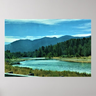 Cowlitz River, Randle, Washington Poster