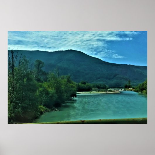 Cowlitz River, Randle, Washington Poster (Voorkant)