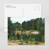 Cowlitz Rivier, Castle Rock, Washington Ansichtkaa Briefkaart (Voorkant / Achterkant)