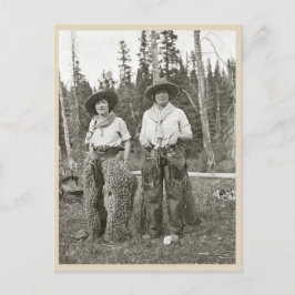  Cowmeiden in de Chaps-foto's van 1920 Briefkaart
