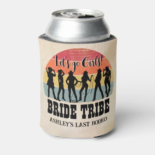 Cowmeiden laten meisjes weekend weg blikjeskoeler (Blikje Achterkant)