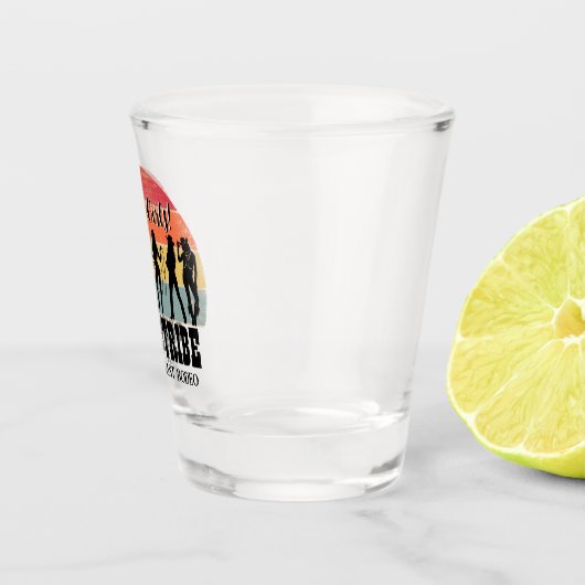 Cowmeiden laten meisjes  weekend weg shot glas (Rechts)