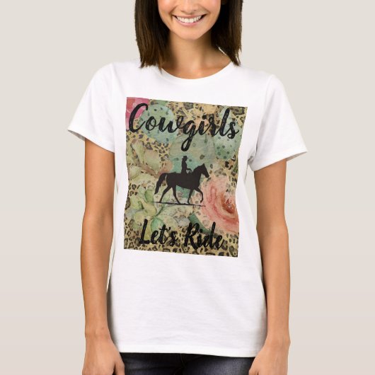 Cowmeiden laten Ride T-shirt (Voorkant)