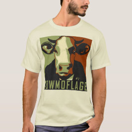 Cowmoflage Fun Pop Art Geïnspireerd Koe Tshirt