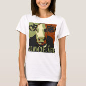 Cowmoflage Fun Pop Art Inspired Cow Tshirt (Voorkant)