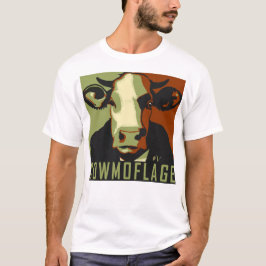 Cowmoflage Fun Pop Art Inspired Cow Tshirt