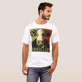 Cowmoflage Fun Pop Art Inspired Cow Tshirt (Voorkant volledig)