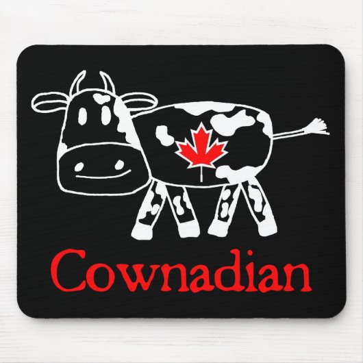 Cownadian Mousepad Muismat (Voorkant)
