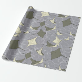 Cownose Stingray Ocean Pattern Cadeaupapier