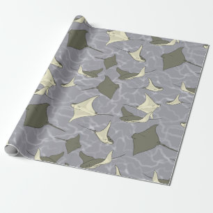 Cownose Stingray Ocean Pattern Cadeaupapier