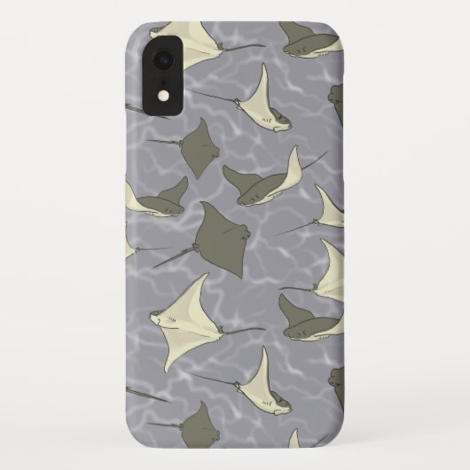 Cownose Stingray Ocean Pattern Case-Mate iPhone Case (Achterkant)