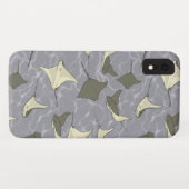 Cownose Stingray Ocean Pattern Case-Mate iPhone Case (Achterkant (horizontaal))