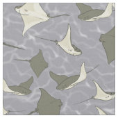 Cownose Stingray Ocean Pattern Stof (Close Up)