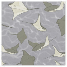 Cownose Stingray Ocean Pattern