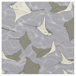 Cownose Stingray Ocean Pattern Stof