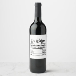 Coworker Appreciation Boss Thank You Doctor Lawyer Wijn Etiket